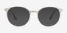 Accel Matte Silver Aluminium-alloyEyeglass Frames from EyeBuyDirect, with Tinted Lenses