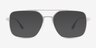 Amp Matte Silver Aluminium-alloyEyeglass Frames from EyeBuyDirect, with Tinted Lenses