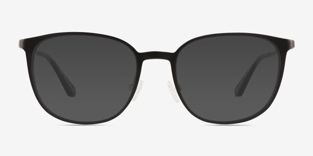 Zoom Matte Black Aluminium-alloyEyeglass Frames from EyeBuyDirect, with Tinted Lenses