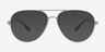 Torque Matte Silver Aluminium-alloyEyeglass Frames from EyeBuyDirect, with Tinted Lenses