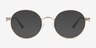 Turn Gold Carbon-fiberEyeglass Frames from EyeBuyDirect, with Tinted Lenses