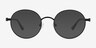 Turn Matte Black Carbon-fiberEyeglass Frames from EyeBuyDirect, with Tinted Lenses
