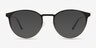 Jayce Gradient Black MetalEyeglass Frames from EyeBuyDirect, with Tinted Lenses