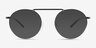 Tayler Gradient Black Silver MetalEyeglass Frames from EyeBuyDirect, with Tinted Lenses