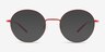 Saige Gradient Red Gold MetalEyeglass Frames from EyeBuyDirect, with Tinted Lenses