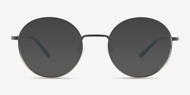 Saige Gradient Green Gold MétalMontures de lunettes de vue d'EyeBuyDirect, Avec des Verres Teintés