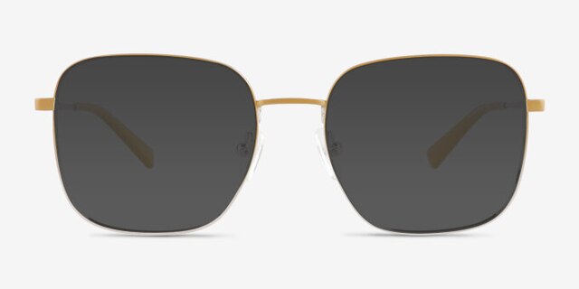 Adley Gradient Yellow Silver MetalEyeglass Frames from EyeBuyDirect, with Tinted Lenses