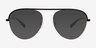 Kori Black Gold MetalEyeglass Frames from EyeBuyDirect, with Tinted Lenses