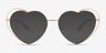 Always Rose Gold MetalEyeglass Frames from EyeBuyDirect, with Tinted Lenses