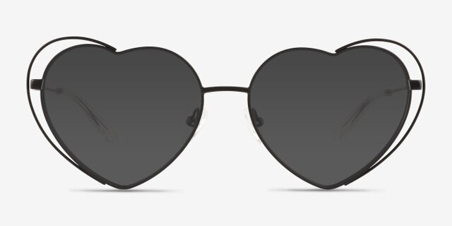 Always Noir MétalMontures de lunettes de vue d'EyeBuyDirect, Avec des Verres Teintés