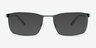 Pc Gray Green Blue MetalEyeglass Frames from EyeBuyDirect, with Tinted Lenses