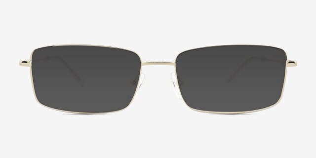Atsu Gold Eco-friendlyEyeglass Frames from EyeBuyDirect, with Tinted Lenses
