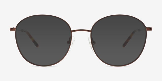 Coles Bronze Eco-friendlyEyeglass Frames from EyeBuyDirect, with Tinted Lenses