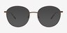 Coles Bronze Eco-friendlyEyeglass Frames from EyeBuyDirect, with Tinted Lenses
