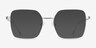 Durnan Argenté MétalMontures de lunettes de vue d'EyeBuyDirect, Avec des Verres Teintés