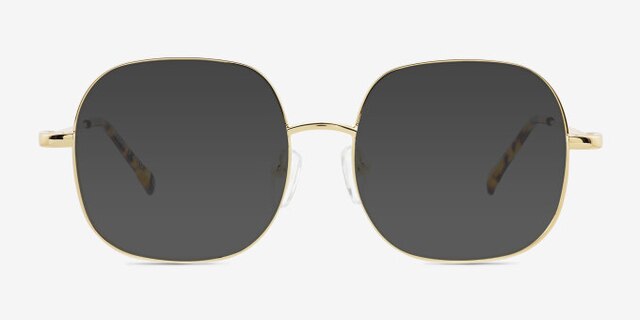 Movement Doré MétalMontures de lunettes de vue d'EyeBuyDirect, Avec des Verres Teintés