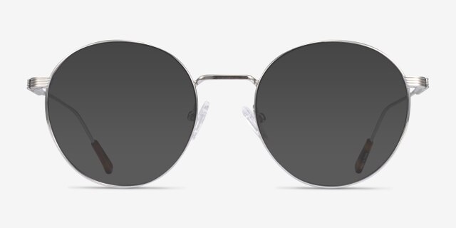 Walton Silver MetalEyeglass Frames from EyeBuyDirect, with Tinted Lenses