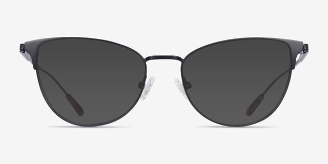 Alli Black MetalEyeglass Frames from EyeBuyDirect, with Tinted Lenses