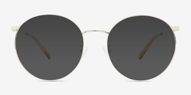 Zotte Doré MétalMontures de lunettes de vue d'EyeBuyDirect, Avec des Verres Teintés