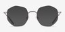 Artisan Gunmetal MetalEyeglass Frames from EyeBuyDirect, with Tinted Lenses