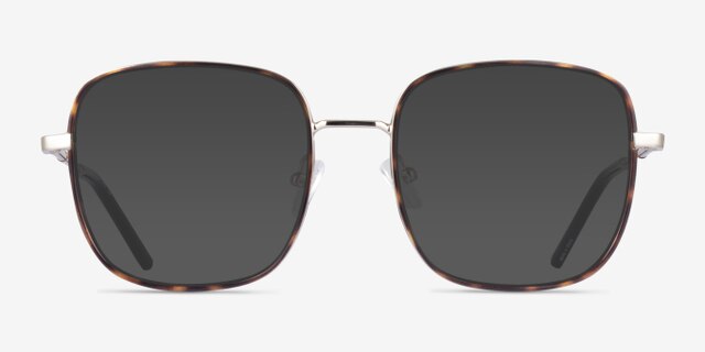 Eternal Tortoise MetalEyeglass Frames from EyeBuyDirect, with Tinted Lenses