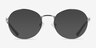Rest Gunmetal MetalEyeglass Frames from EyeBuyDirect, with Tinted Lenses