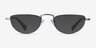 Revotique Silver MetalEyeglass Frames from EyeBuyDirect, with Tinted Lenses