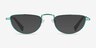 Revotique Green MetalEyeglass Frames from EyeBuyDirect, with Tinted Lenses