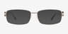 Branford Silver Acetate, MetalEyeglass Frames from EyeBuyDirect, with Tinted Lenses