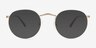 Daydream Silver MetalEyeglass Frames from EyeBuyDirect, with Tinted Lenses