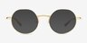 Danbury Gold MetalEyeglass Frames from EyeBuyDirect, with Tinted Lenses