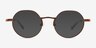 Danbury Bronze MetalEyeglass Frames from EyeBuyDirect, with Tinted Lenses