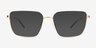 Sartori Gold Alternative MaterialsEyeglass Frames from EyeBuyDirect, with Tinted Lenses