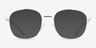 Architecht Doré MétalMontures de lunettes de vue d'EyeBuyDirect, Avec des Verres Teintés