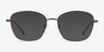 Beckham Brun MétalMontures de lunettes de vue d'EyeBuyDirect, Avec des Verres Teintés