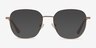 Chai Rose Gold MetalEyeglass Frames from EyeBuyDirect, with Tinted Lenses