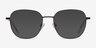 Chai Noir MétalMontures de lunettes de vue d'EyeBuyDirect, Avec des Verres Teintés