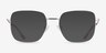 Davis Silver MetalEyeglass Frames from EyeBuyDirect, with Tinted Lenses
