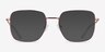 Davis Rose MétalMontures de lunettes de vue d'EyeBuyDirect, Avec des Verres Teintés