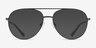 Devon Black MetalEyeglass Frames from EyeBuyDirect, with Tinted Lenses