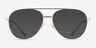 Devon Gold MetalEyeglass Frames from EyeBuyDirect, with Tinted Lenses