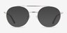 Georgie Doré MétalMontures de lunettes de vue d'EyeBuyDirect, Avec des Verres Teintés