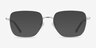 Glance Silver MetalEyeglass Frames from EyeBuyDirect, with Tinted Lenses