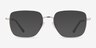 Glance Doré MétalMontures de lunettes de vue d'EyeBuyDirect, Avec des Verres Teintés