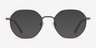 Glen Brun MétalMontures de lunettes de vue d'EyeBuyDirect, Avec des Verres Teintés