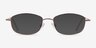 Calm Rose MétalMontures de lunettes de vue d'EyeBuyDirect, Avec des Verres Teintés