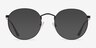 Carson Noir MétalMontures de lunettes de vue d'EyeBuyDirect, Avec des Verres Teintés