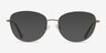Celine Doré MétalMontures de lunettes de vue d'EyeBuyDirect, Avec des Verres Teintés