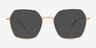 Madison Or rose MétalMontures de lunettes de vue d'EyeBuyDirect, Avec des Verres Teintés