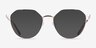 Monday Gold MetalEyeglass Frames from EyeBuyDirect, with Tinted Lenses